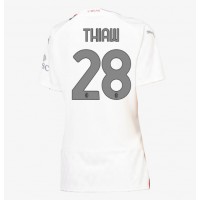Camisa de Futebol AC Milan Malick Thiaw #28 Equipamento Secundário Mulheres 2023-24 Manga Curta